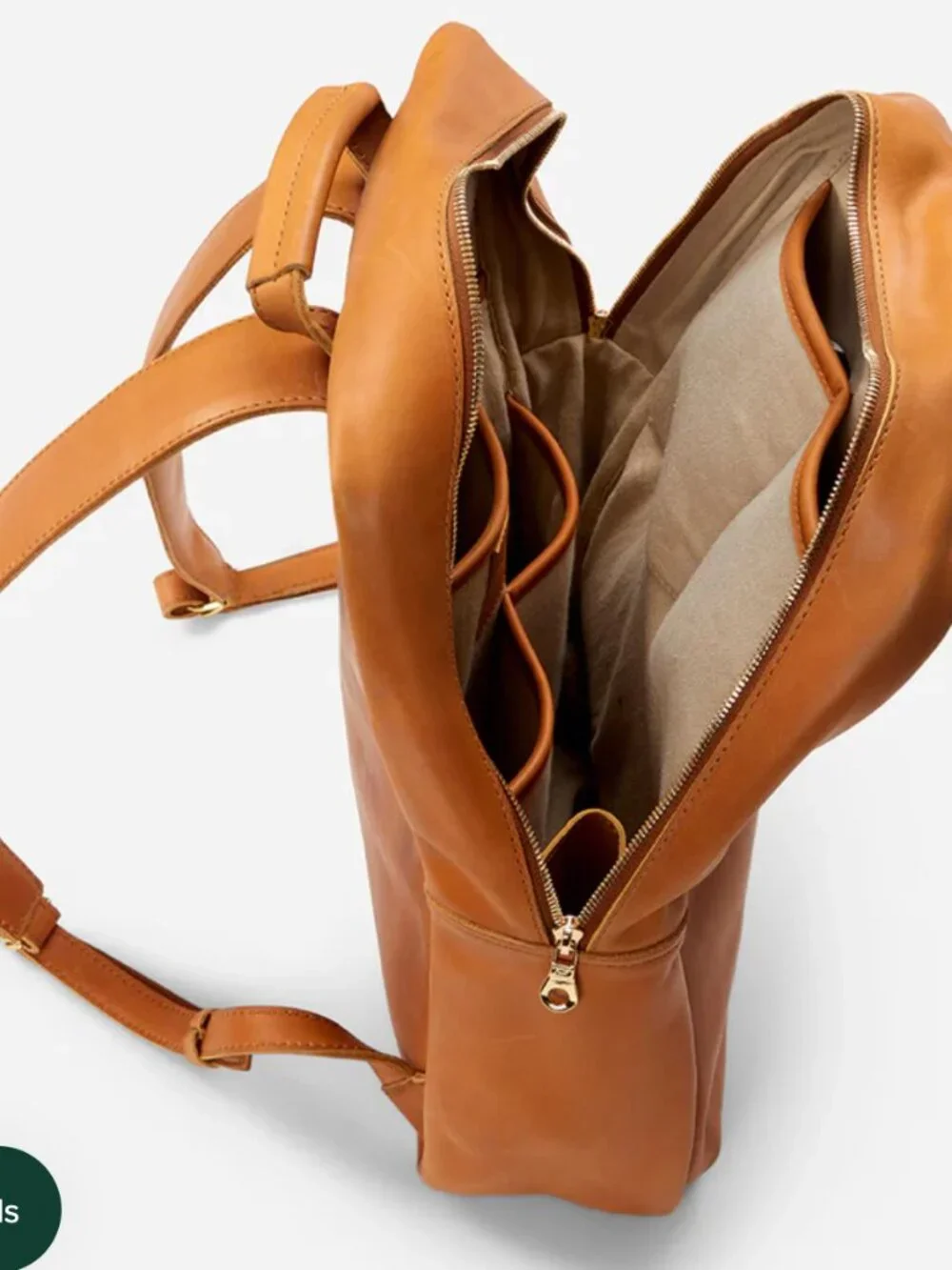 Parker Clay Mari Full-Grain Leather Backpack
